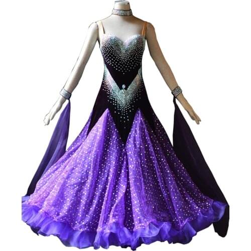 Hot!KAKA DANCE B1560,New Ballroom Standard Dance Dress,Waltz Ballroom Competition Dress,Ballroom Dance Competition Dresses