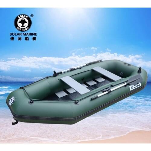 4 person 2.7m length rowing boats air floor professional fishing boat inflatable laminated wear resistant boat