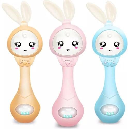 Baby Music Teether Rattle Toy for Child 0-12 Education Mobile Cot Kids Bed Bell Newborn Stroller Crib Infant Pacifier Weep Tear