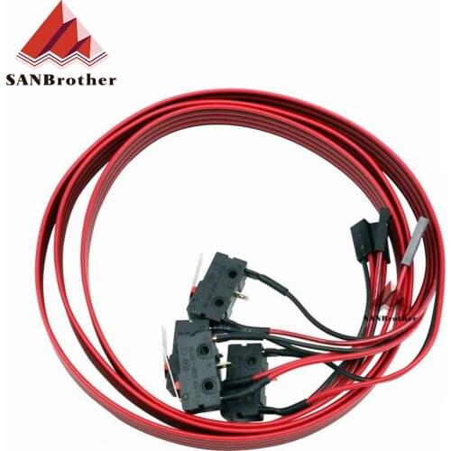 Hot! 3D Limit Switch Parts 2PIN 3PIN HX2.54 DuPont2.54 Connector MINI KOSSEL Delta Reprap Endstop 1Meter Wholesale