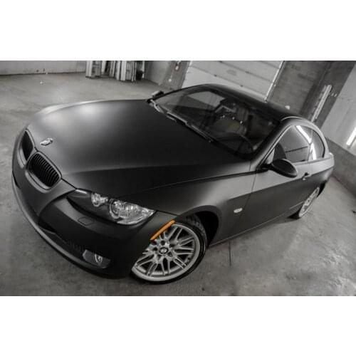 Matt Black Vinyl Wrap Self Adhesive Air Release Bubble Free Car Styling Matte Sticker Decal Film Motorcycle Scooter Car Wrapping
