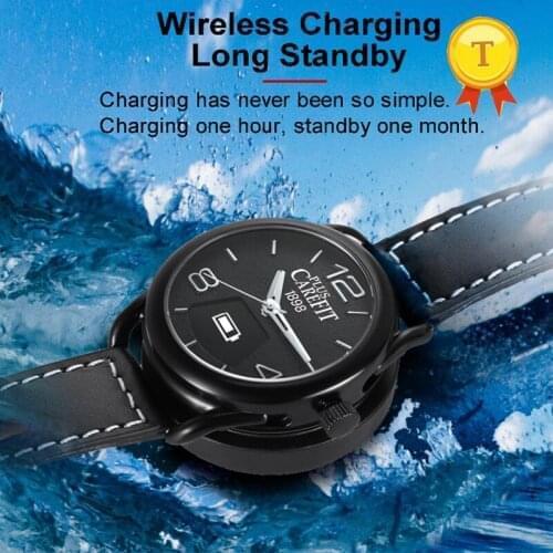Man male gift best quaity touch screen smart watch phone watch with running mode call whatsapp email reminder for ios android