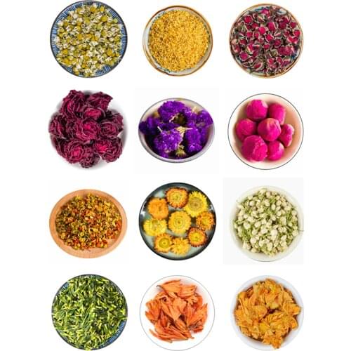 200g 500g natural dried flowers jasmine rose honeysuckle lavender lily lemon osmanthus