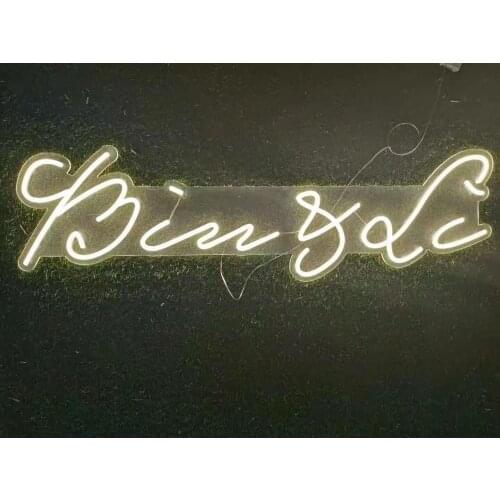 Neon Sign Custom Made LED Light Home Room bar Wall Decoration Wedding Birthday Party Restaurant Flower Faceplate