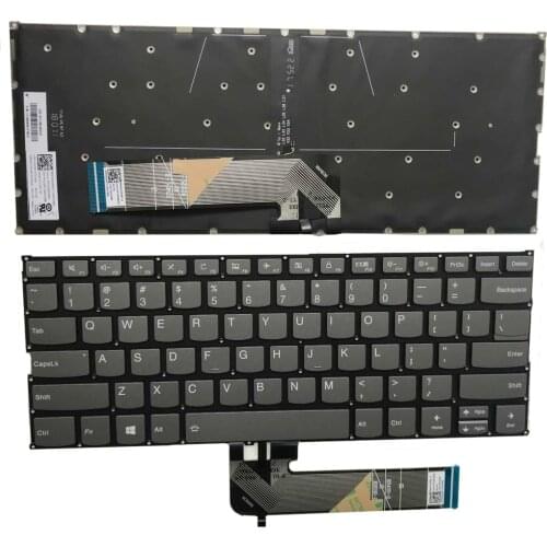 New For Lenovo Yoga 530-14ARR Yoga 530-14IKB laptop US Keyboard Backlit Grey