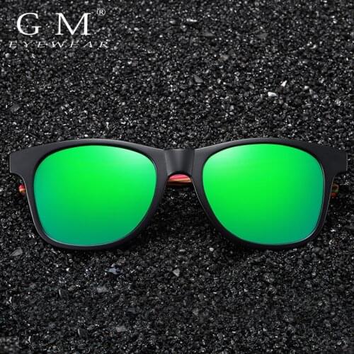 GM New High Quality Square Sunglasses Men Polarized UV400 Fashion Sunglass Mirror Sport sun glasses Driving oculos