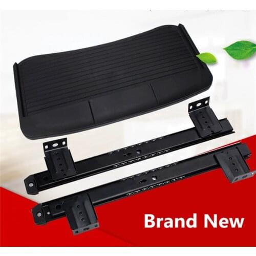 1 set Ergonomic Sliding Tilting Keyboard Holder for Computer Desk Keyboard Tray Stand Slide Rail Type Keyboard Tray Desk Home