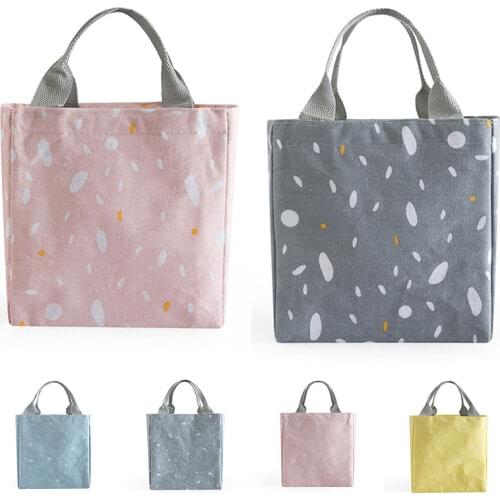 Portable Thermal Lunch Bags Women Kids Insulated Cooler Tote Picnic Food Container Student lunch box bag Fresh Keeping Pack