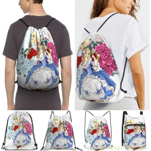 Lady Oscar Men Purpose Drawstring Backpack Bags Women Outdoor Travel Backpacks Gym Training Swimming Fitness Bag