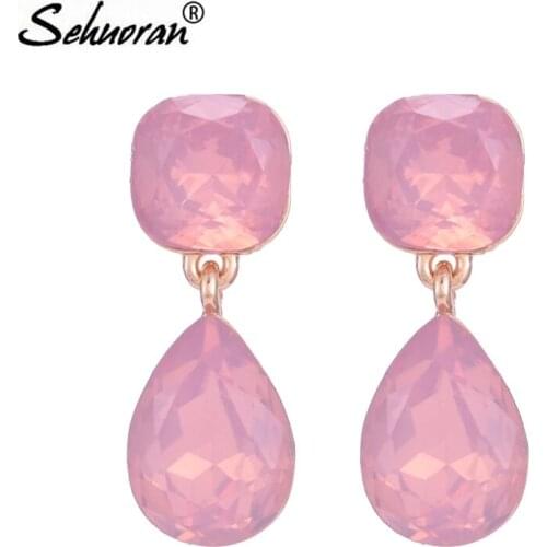 Sehuoran Oorbellen Aretes Boho Pendients Drop Earrings For Woman Weddings Earrings Bohemian Dangle Earrings Fashion Jewelry