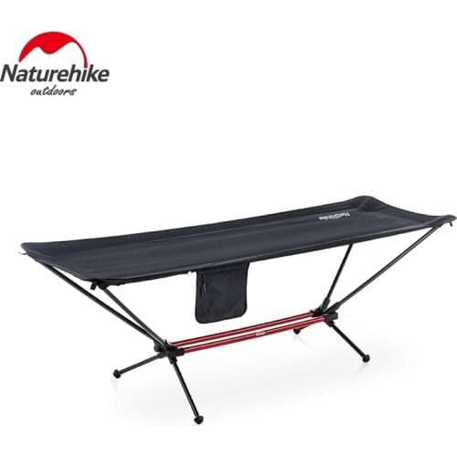 Naturehike Outdoor Single Camping Cot Folding Hammock Portable Aluminum Alloy Bracket Capming Hiking Sleep Hammock Bed NH20JJ011