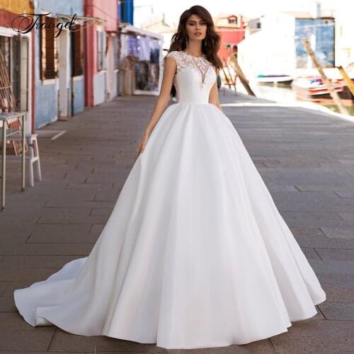 Traugel Satin Wedding Dresses
