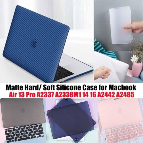 Ultra thin Soft Case for Apple Macbook air 13 case 2020 2018 2019 M1 Pro 13 16 inch Full Cover Skin Protect shell