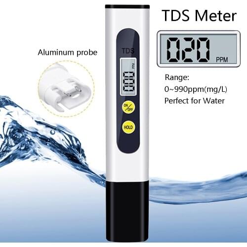 High Accurate LCD Digital PH Pen Water Quality Tester Portable TDS Meter Tester With ATC For Measuring Water Quality Purity Tool