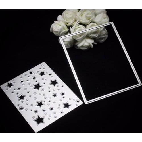 YLCD532 Star Metal Cutting Dies For Scrapbooking Stencils DIY Album Paper Cards Decoration Embossing Folder Die Cutter Template