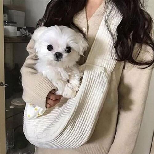 Portable dog carrier Bag Shoulder Bag Breathable Canvas Dog Bag Outdoor Travel Pet carrier Messenger Bag Handbag dog accessories