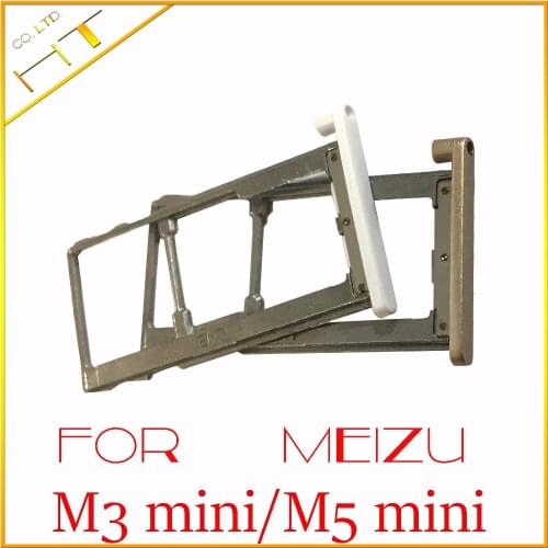 1pcs sim card slot tray for Meizu M3 mini M5 mini SIM Tray Sim Card Holder Slot for meilan m3 mini / m5 mini