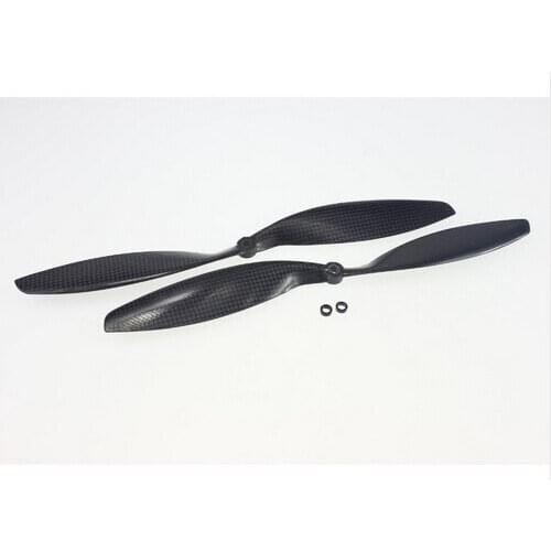 12x3.8 3K Carbon Fiber Propeller CW CCW 1238 CF Props Propeller For RC Quadcopter Hexacopter Multi Rotor UFO F05302