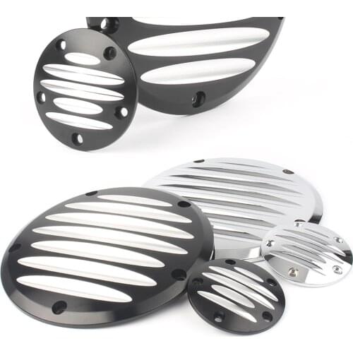2pcs/Set Motorcycle Engine Timing Cover ​Protection For Harley Road King Touring Dyna FLHR FLSTF FLHRS FLHTC FLSFB FLHX Fat Boy
