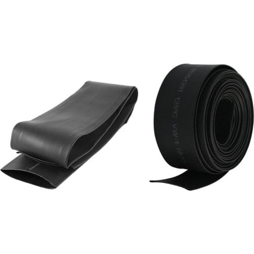 2 Pcs Polyolefin Heat Shrinkable Tube Sleeving 2:1 Shrink Ratio Dia, 1M 50Mm & 5M 20Mm