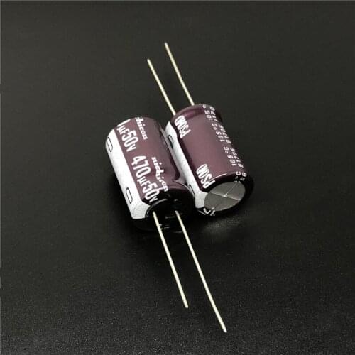 5pcs/50pcs 470uF 50V NICHICON PS Series 12.5x20mm Low Impedance 50V470uF Aluminum Electrolytic capacitor