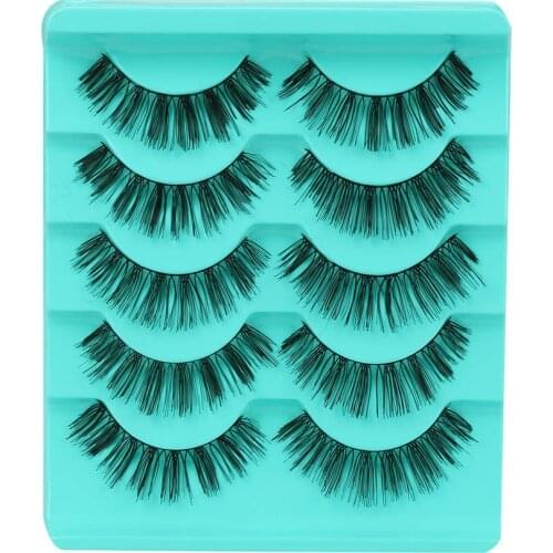 Big sale! 5 Pair/Lot Hot Eye Lashes Crisscross natural handmade volume soft False Eyelashes Lashes Voluminous maquiagem lashes