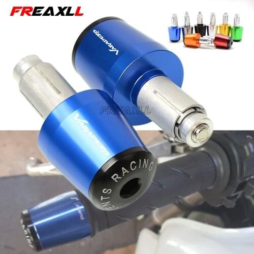 For Honda xl1000v Varadero xl 1000v Varadero CNC Logo Plugs Motorcycle 7/8'22mm Handlebar Motorbike Handle Bar Grips Cap Ends