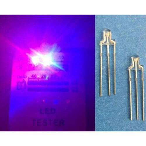 Keyboard Bicolor 2*4*5mm LED Diode red@blue color 3pins common anode/cathode