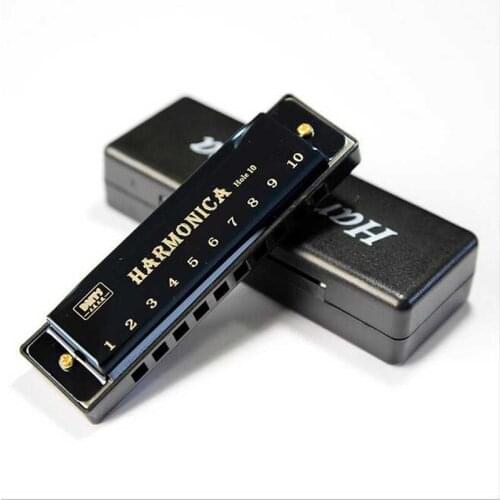 Harmonicas Professional Harmonica Standard Diatonic 10 Holes Key of C Blues Harmonica Musical Instrument Diatonic Harp With Case