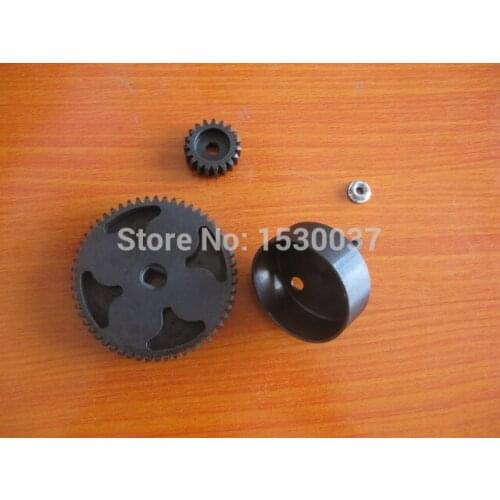 Clutch Bell and 55T/19T High Speed Metal Gear Set for 1/5 Hpi Rovan Km Mcd Gtb Racing Baja 5b 5t 5sc Ss Truck Rc Car Parts
