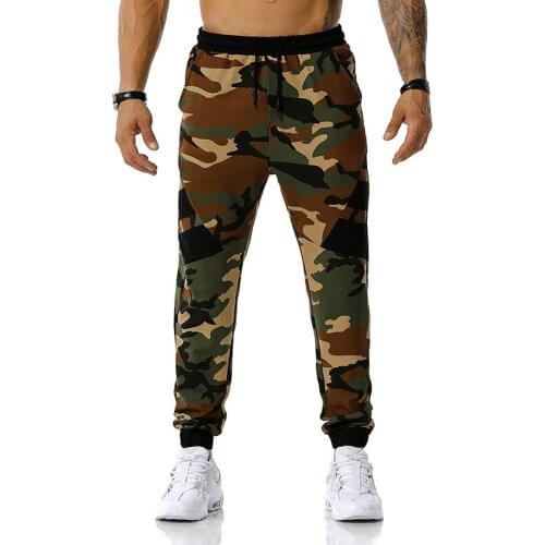 High Quality Mens Cargo Pants Casual Fashion Jogger Pants Military Army Green Football Training Pants Camouflage Sweatpants