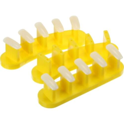 3Pcs Set Plastic Nail Art Tips Display Seat Practice Tools Stand Holder