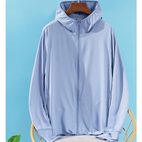 New Breathable and Light Sunscreen Clothing for Men and Women, Summer Sunshade, Outdoor Ice Silk Sunscreen Clothing