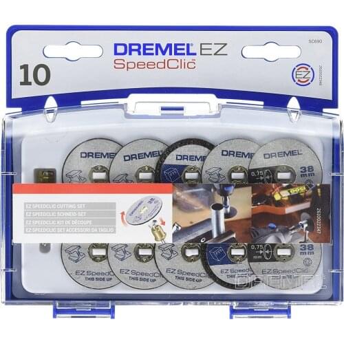 Original Dremel SC690 - EZ SpeedClic Cutting Wheel Accessory Kit Set Home Appliances DIY Hobby Tool Quick Change System WoodWork