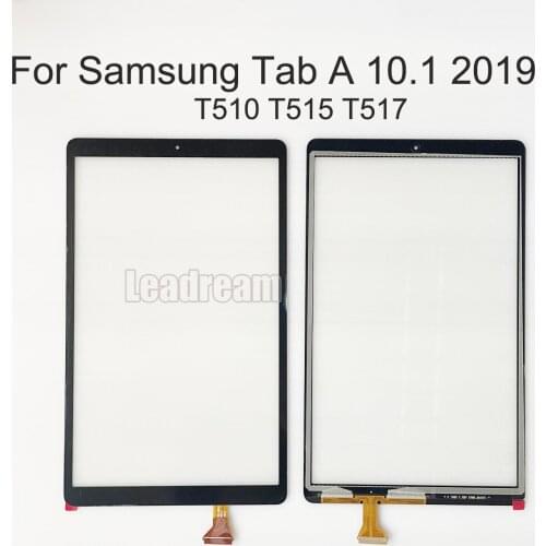 Front LCD Glass For Samsung Galaxy Tab A 10.1 2019 T510 T515 T517 Front Touch Glass Replacement