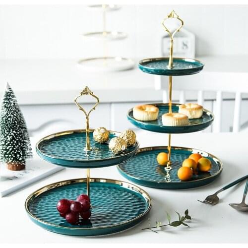 Cake Dessert Rack Stand Afternoon Tea Wedding Party Plates Tableware Snack Candy Tray