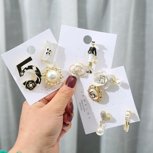 Luxury Camelia Number 5 Badge Pins Set for Womens clothing CC Brooch Gift for Girl Friend Accessories For Jewelry