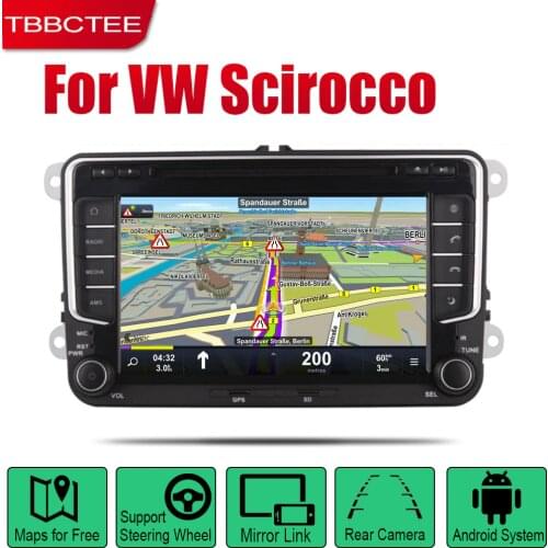 TBBCTEE Auto DVD Player GPS Navigation For Volkswagen VW Scirocco 2008~2017 Car Android Multimedia System Screen Radio Stereo