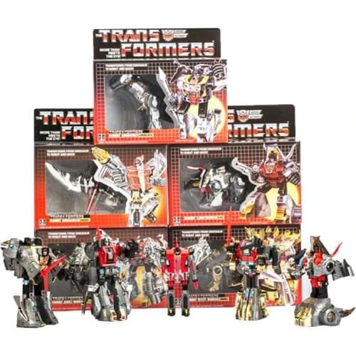 Transformation Dinosaur KO version G1 Steel lock/ silt/ Iron slag/ Darts/ Howl Action Figureals Brinquedos Model