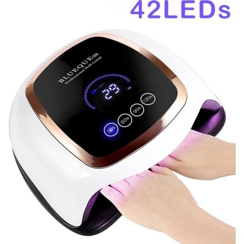 NEW V3 84/72W UV LED Lamp for Nail Dryer Manicure Lamp 42 LED For Drying Gel Polish With LCD Display Touch Switch Nail tool