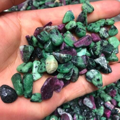 100g Red and Green Treasure of Natural Sand Gravel Degaussing Ore Crystal