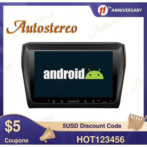 Car No DVD Player Android 9 8 Core GPS Navigation For Suzuki swift 2017-2019 Auto Radio Stereo Head Unit Multimedia Player DSP