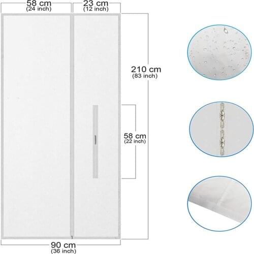 Door Seal Hot Air Plug Window Sealing Alternative Curtain Hot Air Baffle Skylights Door Extension for Mobile Air Conditioners