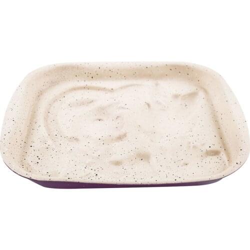 Purple Cream-Pointed Granite Cake Mould