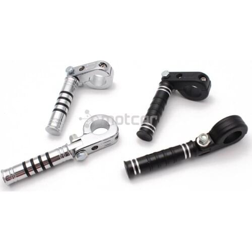 Cafe Racer Motorcycle Short Highway 38mm Mount Clamp Bracket+Foot Pegs Footrests for Harley Electra Road King Street Glide