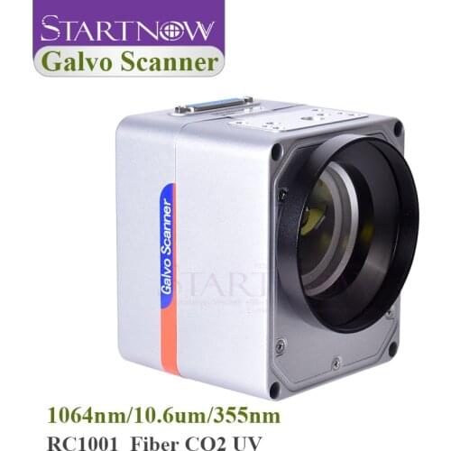 SINO GALVO Galvo Head Set RC1001 Scanning Galvanometer With Red Indicator Light Fiber CO2 UV Laser Marking Machine Galvo Scanner