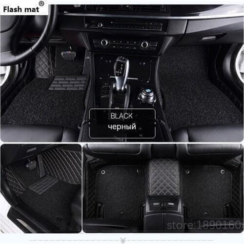 Flash mat Custom car floor mat for Dacia Sandero Duster Logan car seat cushion Interior Accessories Automobiles foot covers