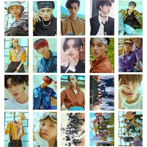 KPOP ATEEZ New Album ZERO: FEVER Peripheral Small Card LOMO Card THANXX Random Card ATINY Postcard