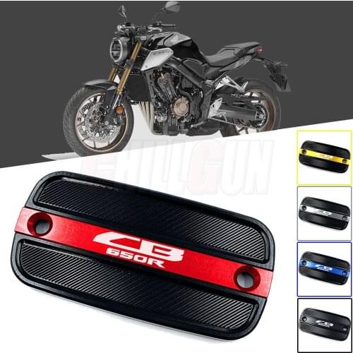 Motorcycle CNC Front Brake Fluid Reservoir Cover Cap Decorative Guard For HONDA CB650R NEO SPORTS CAFE 2019 2020 2021 CB650 R