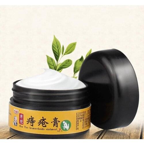 25g HuaTuo Hemorrhoids Ointment Sterilize Cream For Internal External Anal Fissure Treatment Therapy Piles Hemorrhoids Crea U6F4
